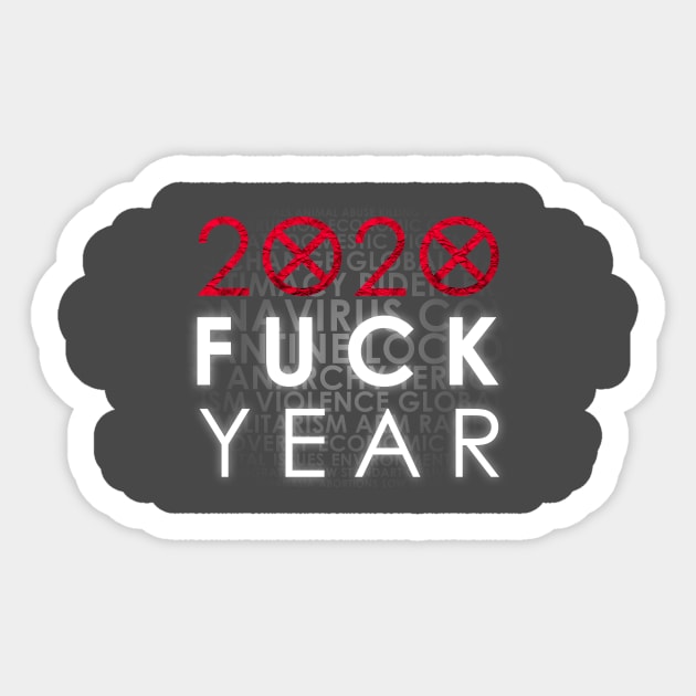 Bad Year 2020 Sticker by MadToys